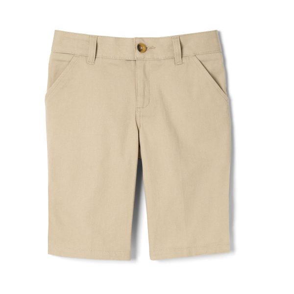 Girls' Stretch Twill Bermuda Short