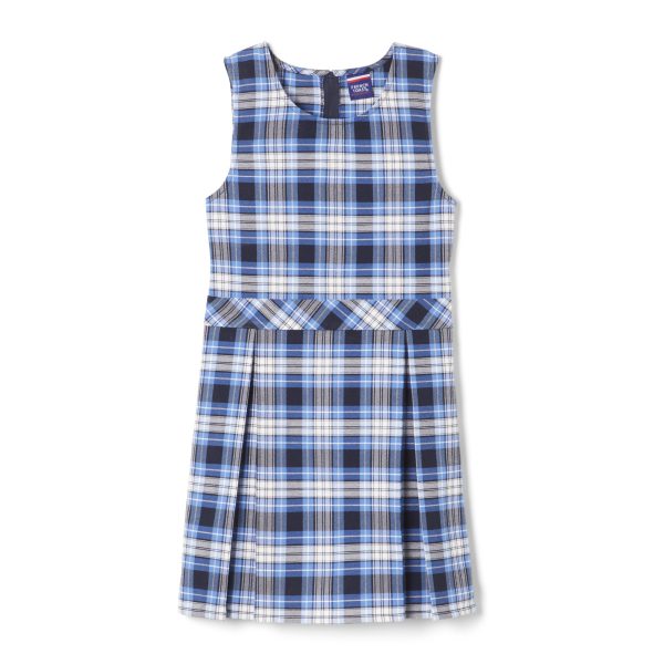 Plaid Box Pleat Jumper
