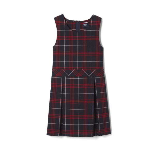 Plaid Box Pleat Jumper