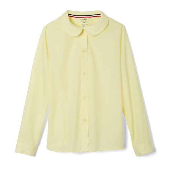 Long Sleeve Modern Peter Pan Blouse