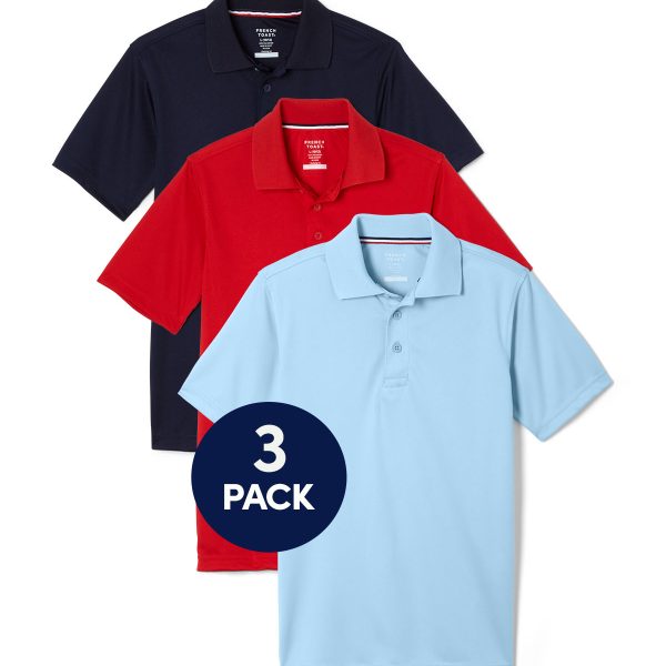 3-Pack Short Sleeve Performance Polo