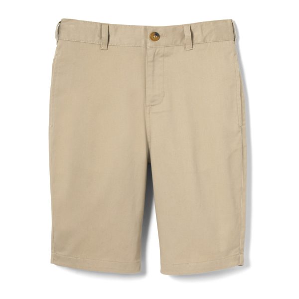 Boys' Flat Front Stretch Twill Short