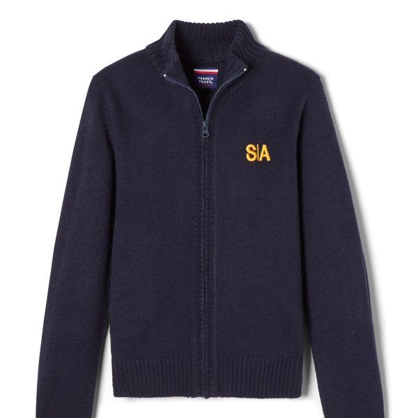 Front Zip Sweater with Success Academy Logo