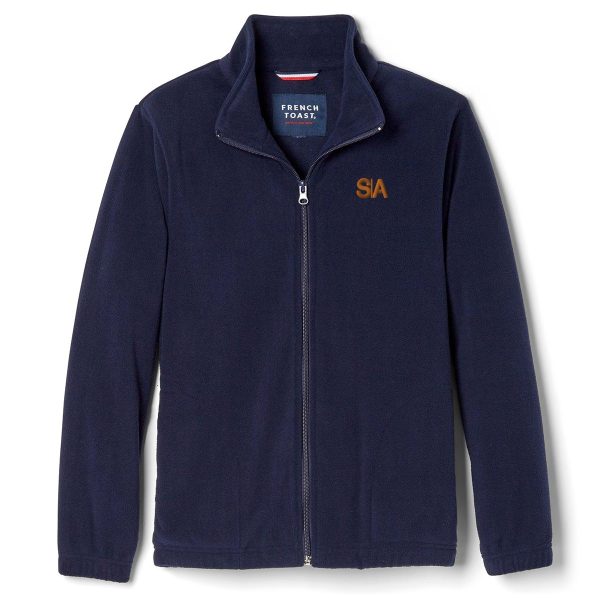 Full Zip Microfleece Jacket with Success Academy Logo
