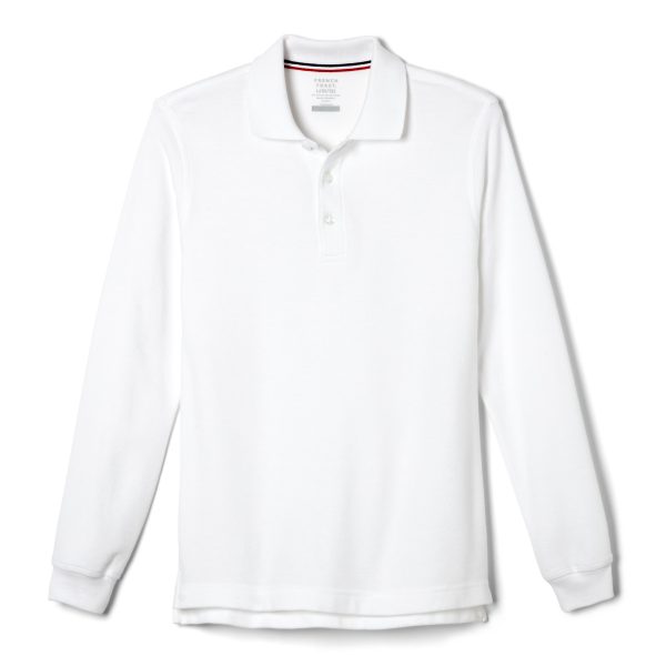 Long Sleeve Pique Polo