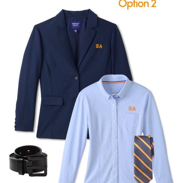 Girls' High School Uniform Kit 9th-12th Grade Option 2