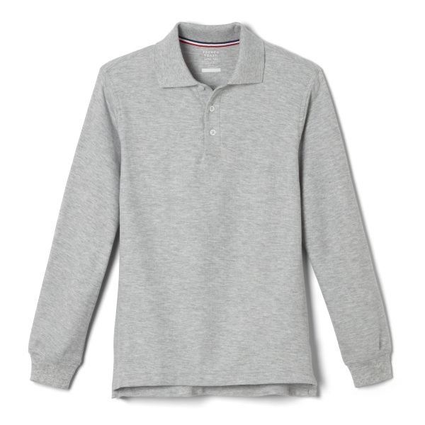 Porter Gaud Long Sleeve Pique Polo