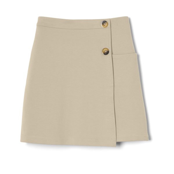Pull-On Stretch Ponte Skort with Pocket - FINAL SALE