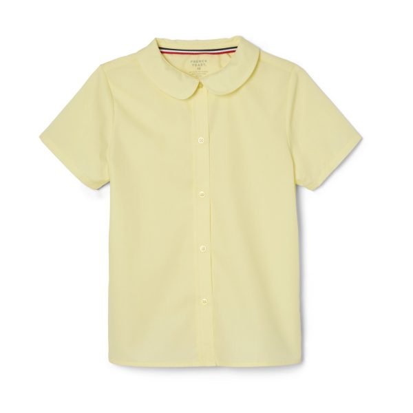 Short Sleeve Peter Pan Collar Blouse