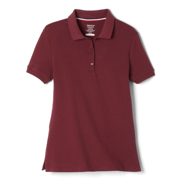 Short Sleeve Fitted Stretch Pique Polo (Feminine Fit)