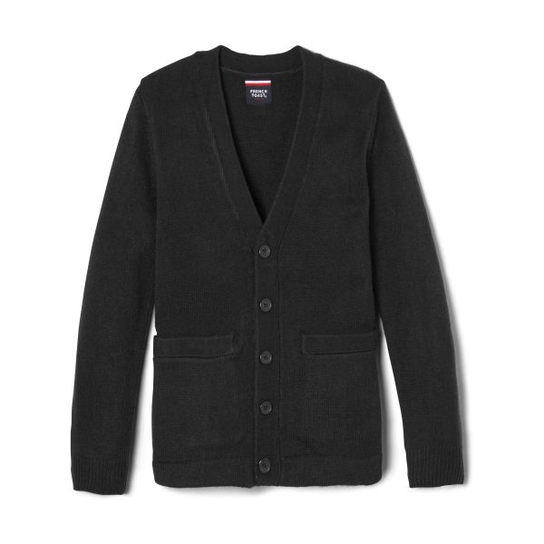 Anti-Pill V-Neck Cardigan Sweater