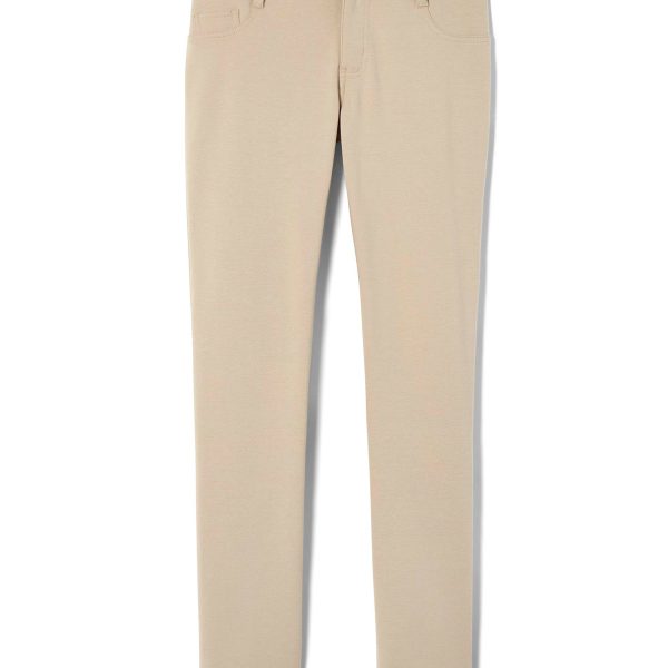 Girls' Slim Fit Stretch Ponte Pant