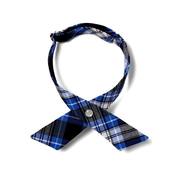 Adjustable Plaid Cross Tie