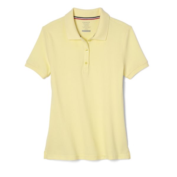 Short Sleeve Fitted Stretch Pique Polo (Feminine Fit)