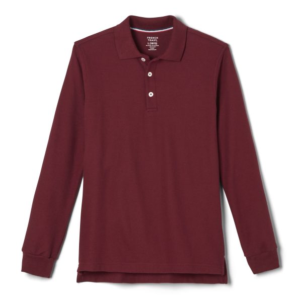 Long Sleeve Pique Polo