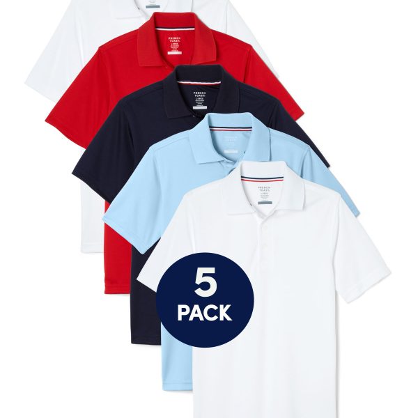 5-Pack Short Sleeve Performance Polo