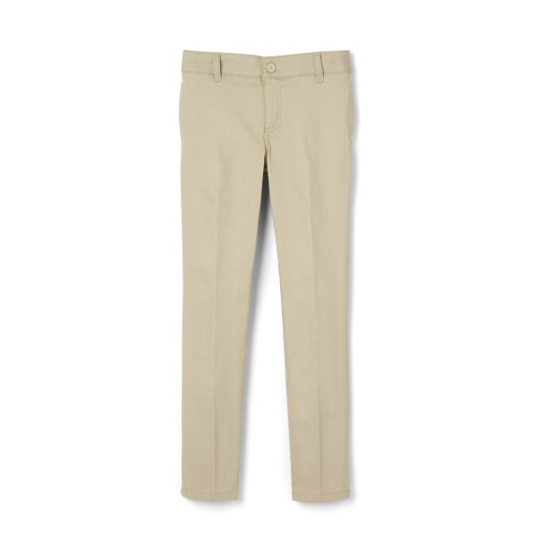Girls' Slim Fit Stretch Twill Pant