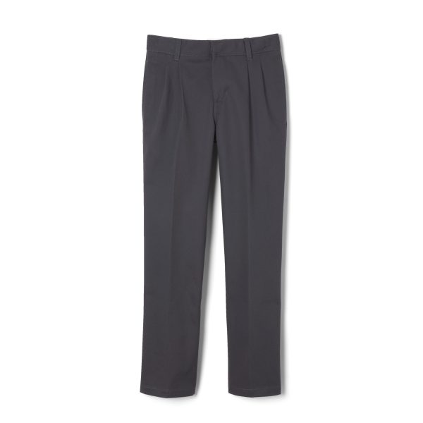 Adjustable Waist Pleated Double Knee Pant - FINAL SALE