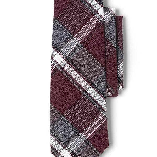 57in Plaid Uniform Tie