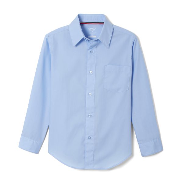 Long Sleeve Dress Shirt with Expandable Collar