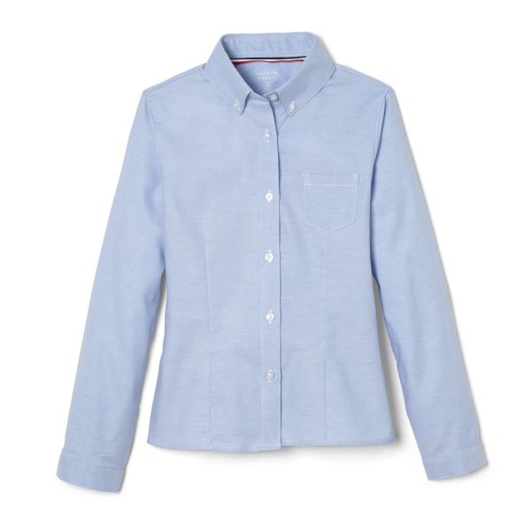 Long Sleeve Fitted Oxford Shirt (Feminine Fit)