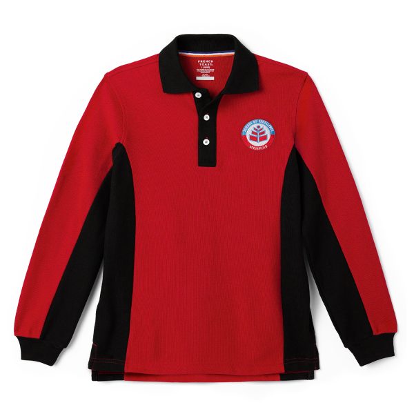 Memphis School Of Excellence Long Sleeve Pique Polo