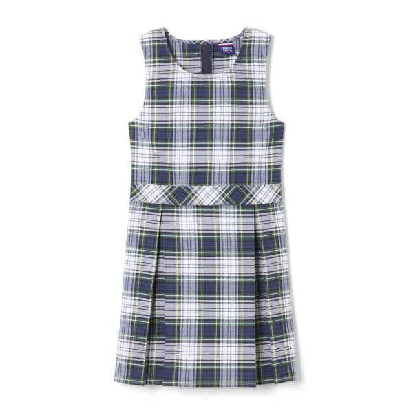 Plaid Box Pleat Jumper