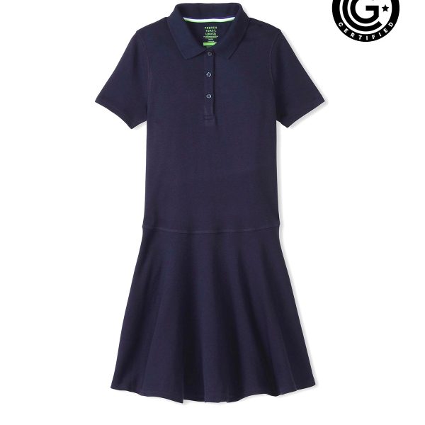 Adaptive Short Sleeve Interlock Polo Dress