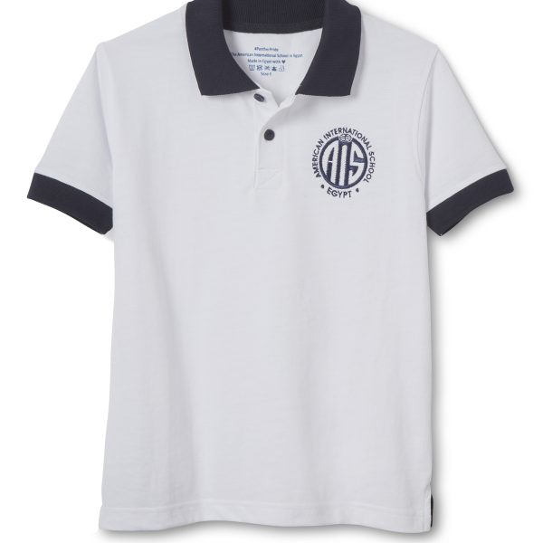Short Sleeve Polo With Color Block Collar