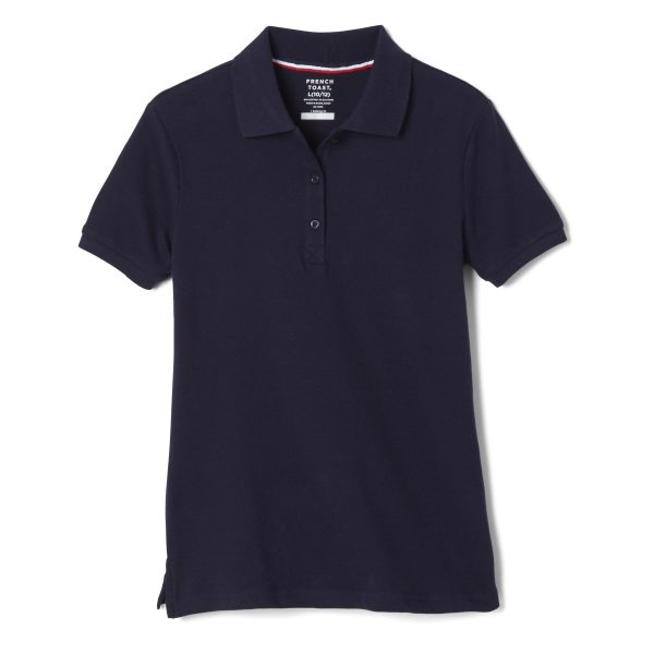 Short Sleeve Fitted Stretch Pique Polo (Feminine Fit)