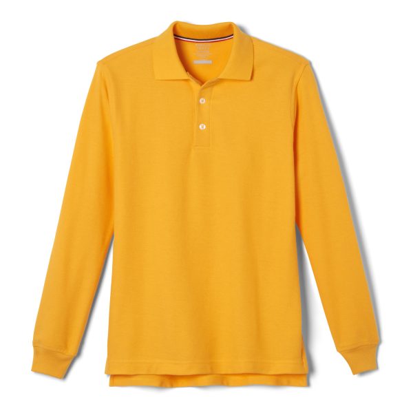 Long Sleeve Pique Polo - FINAL SALE