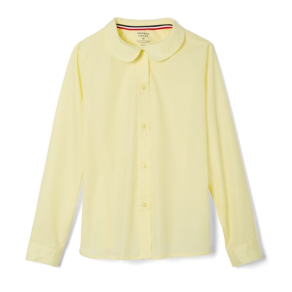 Long Sleeve Peter Pan Collar Blouse - FINAL SALE