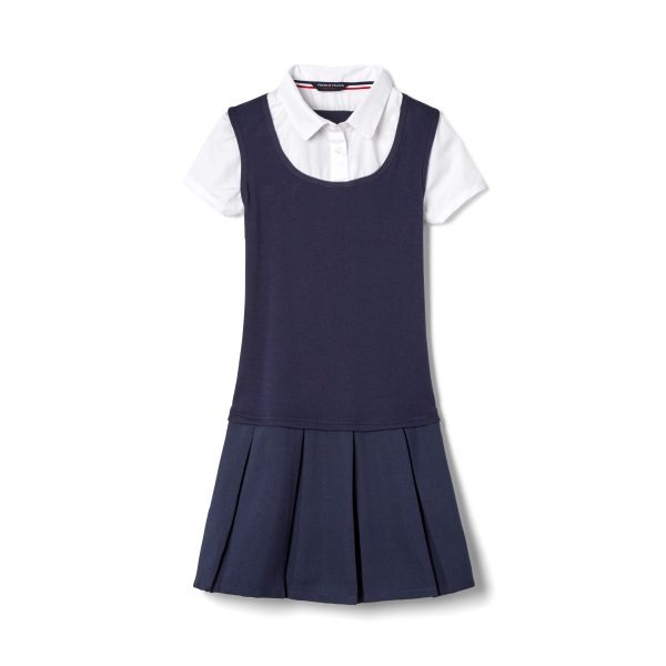 2-in-1 Pleated Dress