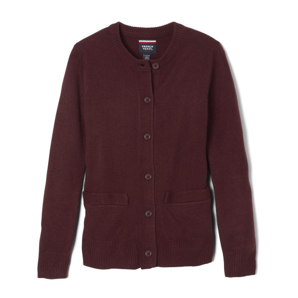 Crewneck Sweater Cardigan