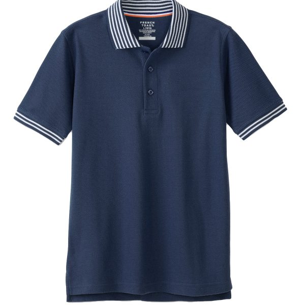 Short Sleeve Pique Polo Shirt with Harmony Logo